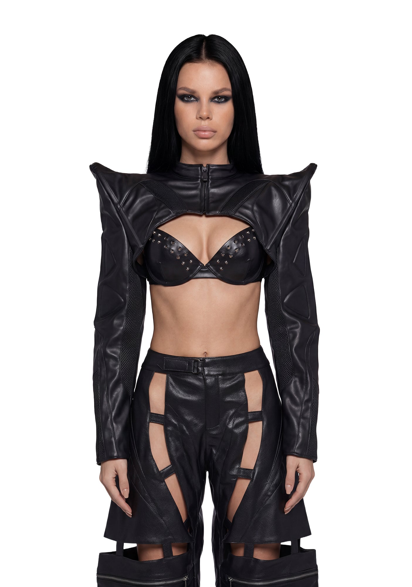 Octane Moto Bolero Jacket - Black