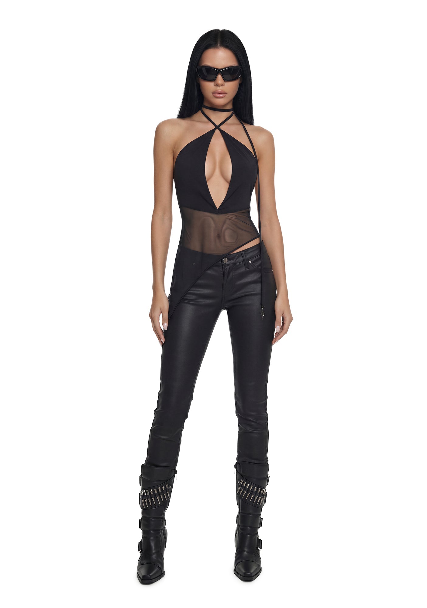 Analog Asymmetrical Halter Top
