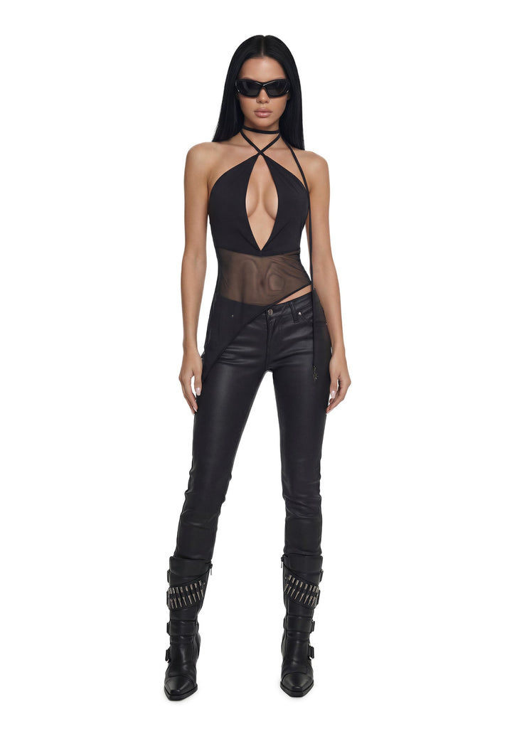 Analog Asymmetrical Halter Top