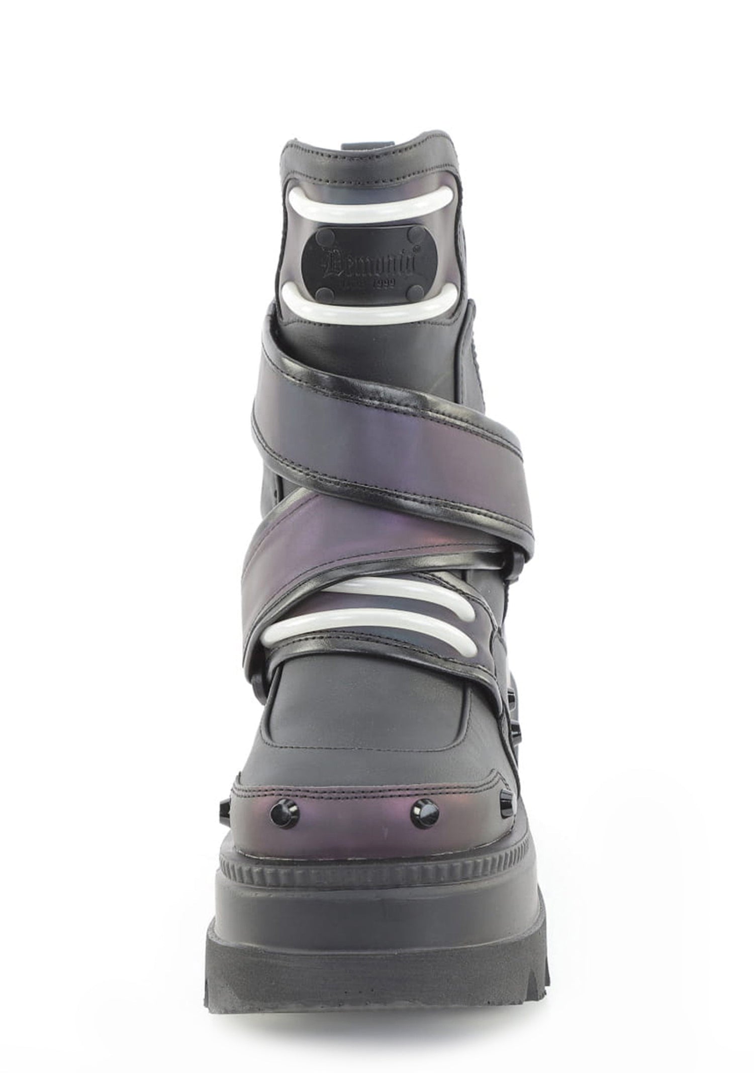 Shaker-58 Reflective Platform Ankle Boots