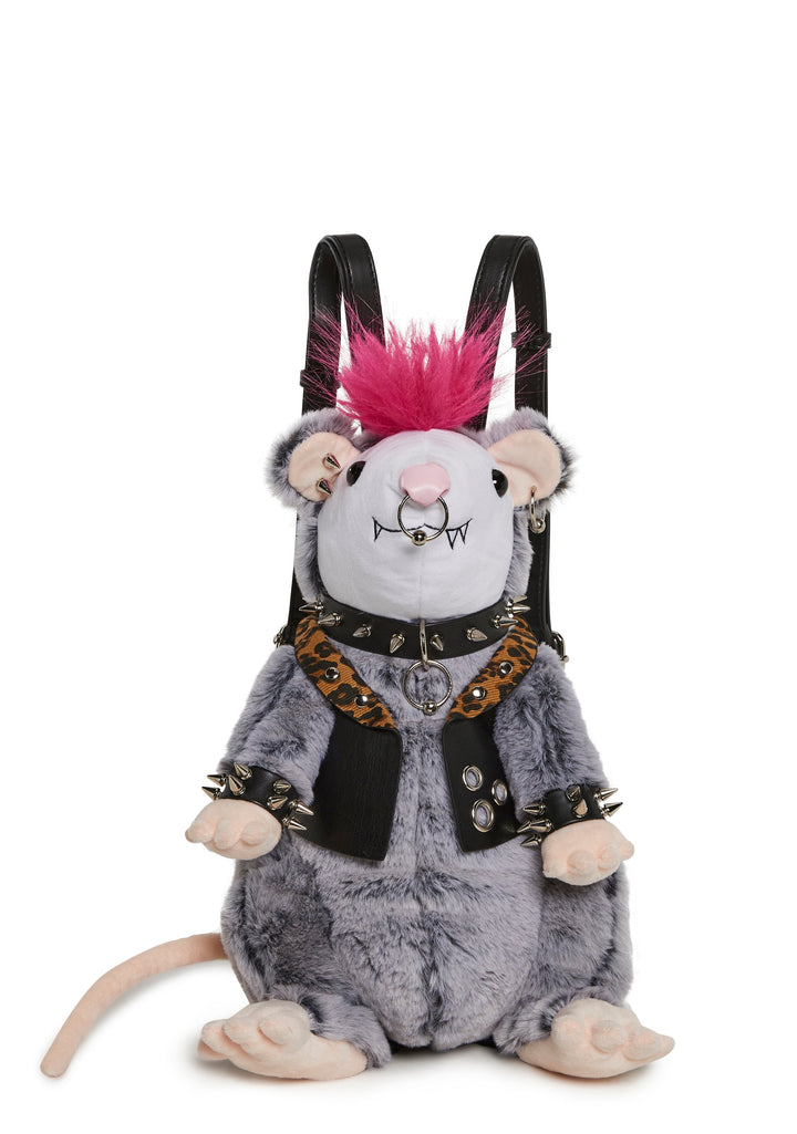 Mosh Pit Possum Plush Backpack