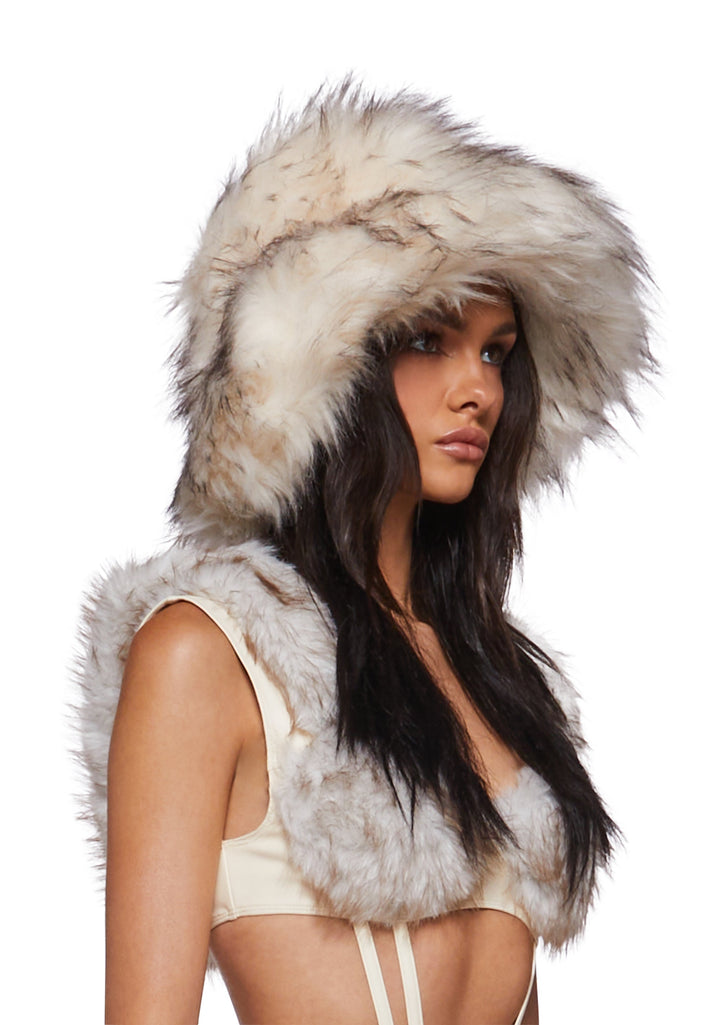 Flirty Fuzzy Bucket Hat - Cream