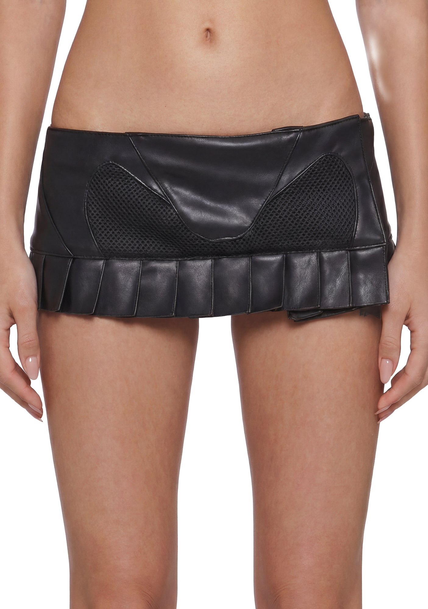 Pleated Mini Skirt