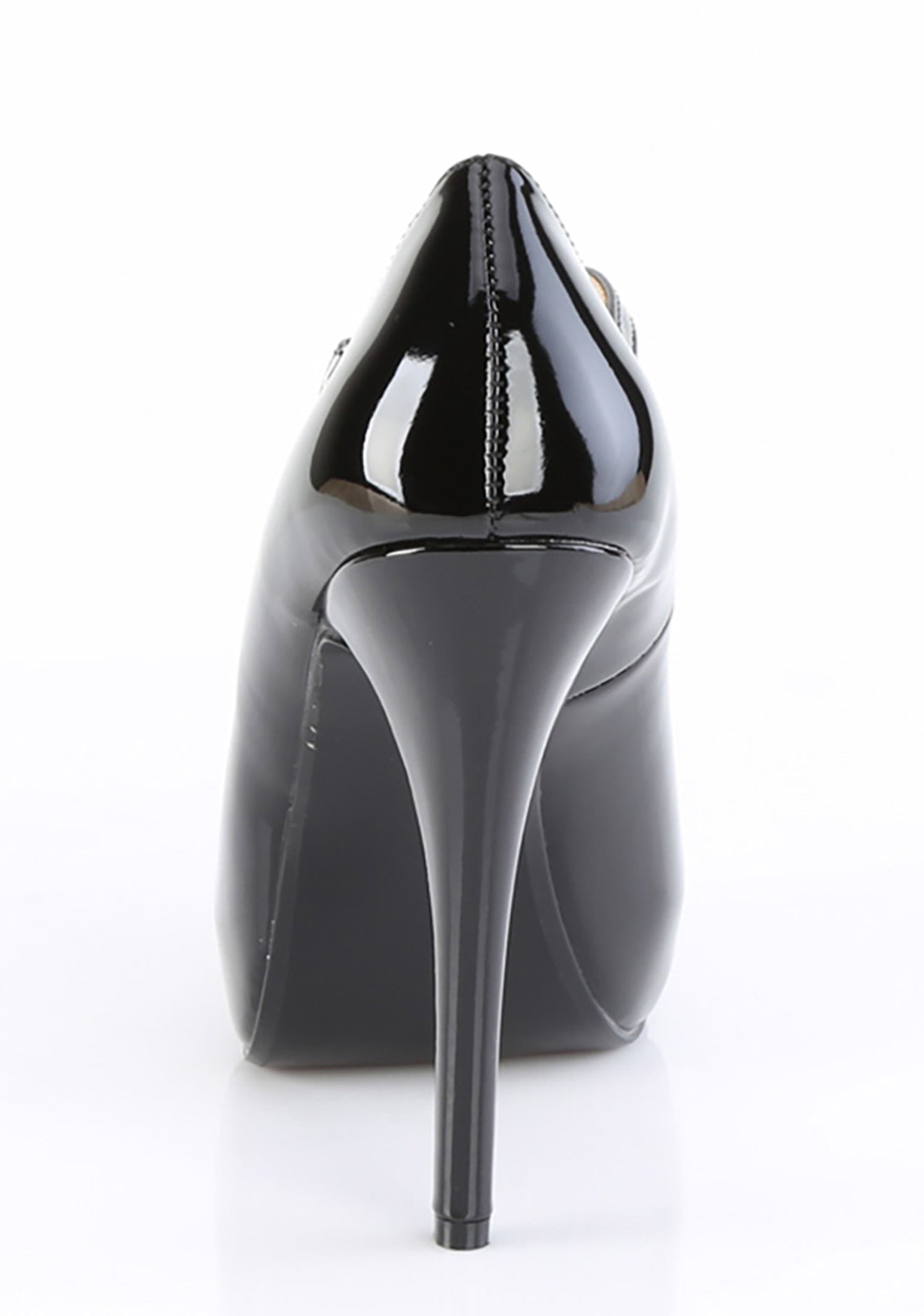 Chloe-02 Platform Mary Jane Pumps-Black