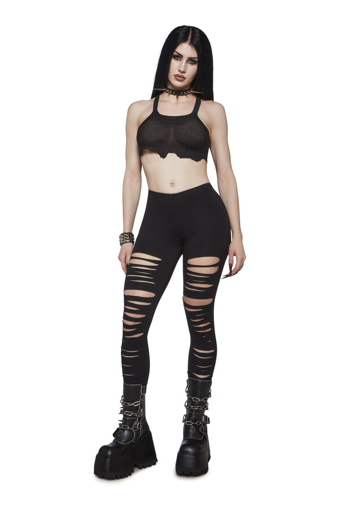 Crypt Creeper Shredded Leggings
