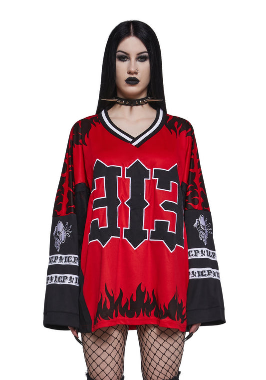 313 Hotline Oversized Jersey Tee