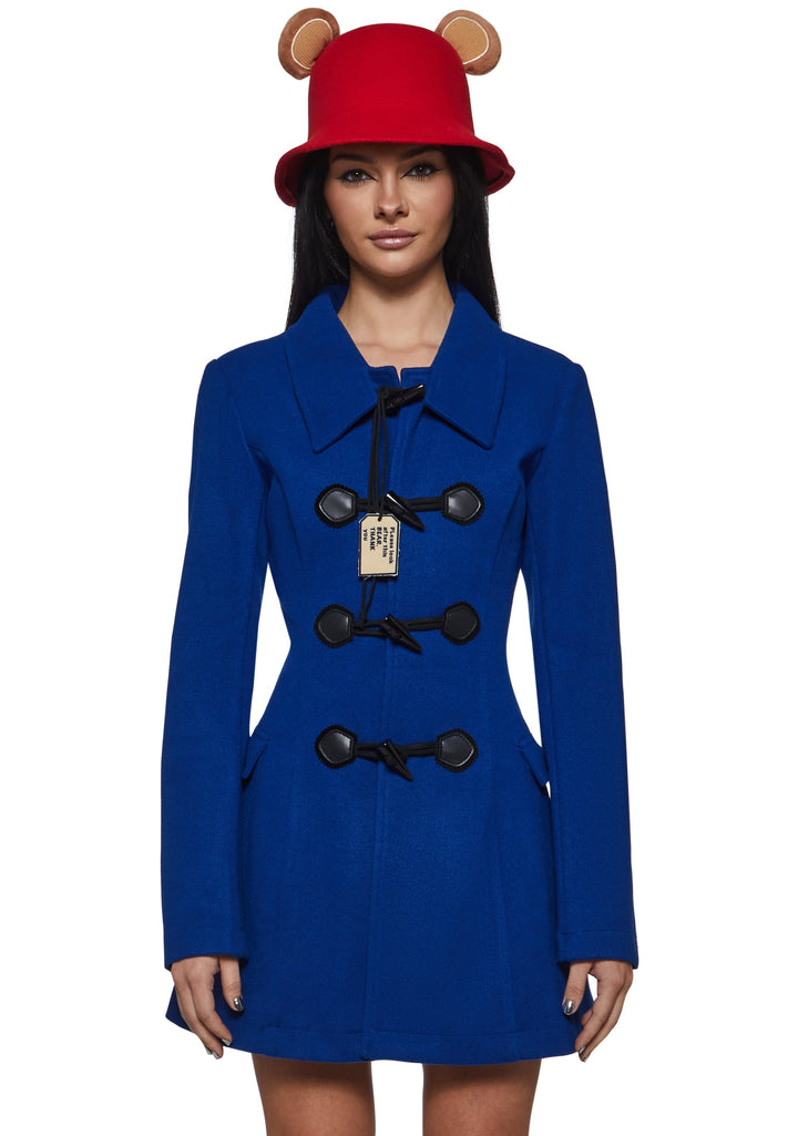 Teddy Bear with Blue Jacket Costume