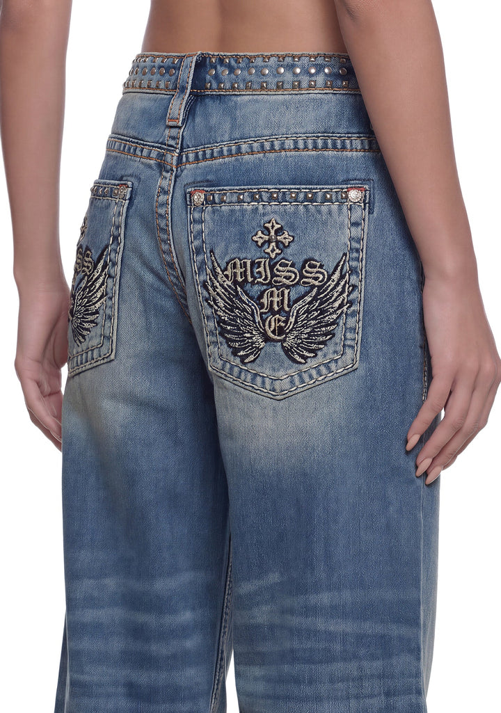 Corina Baggy Wide Leg 32"