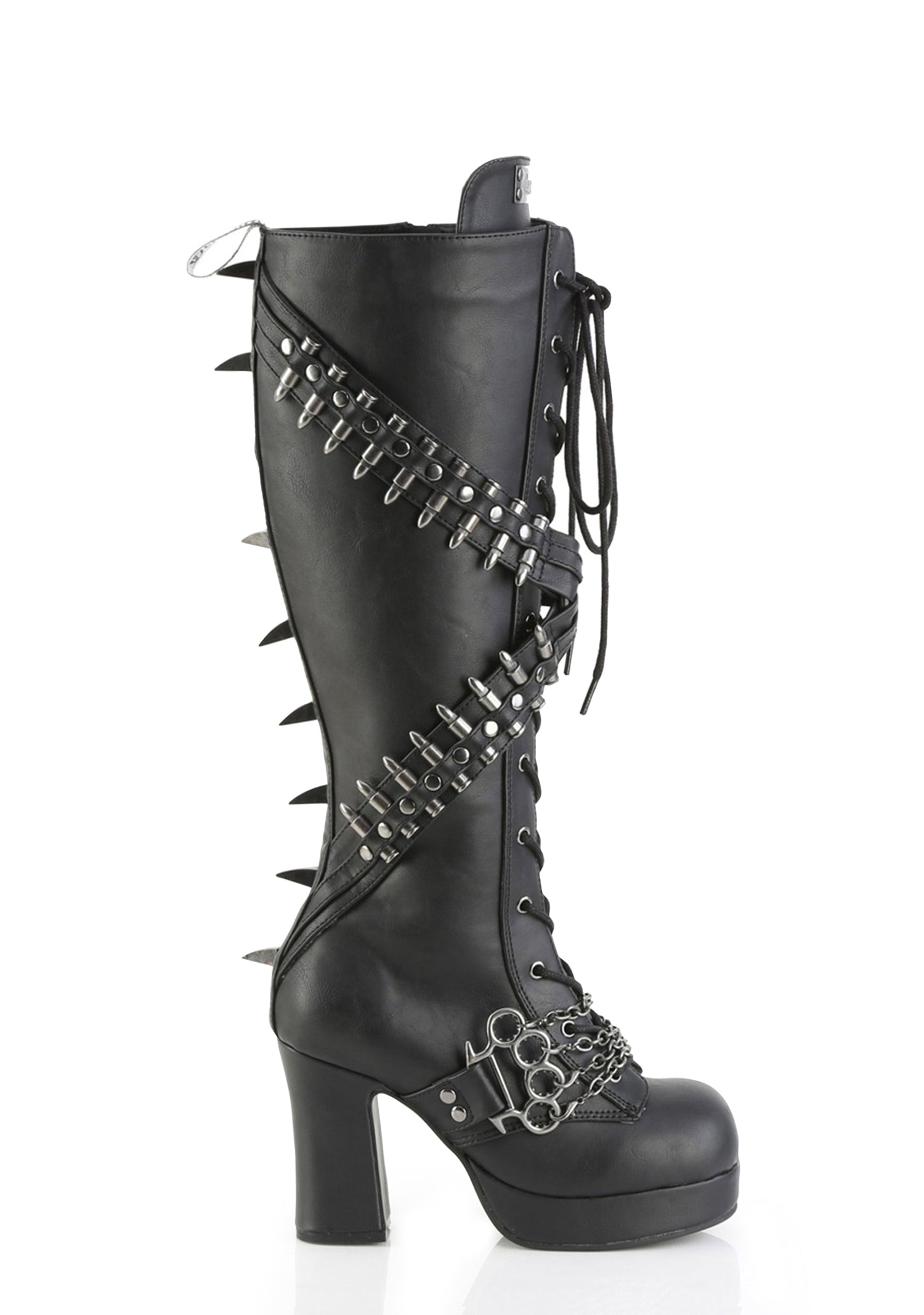 Gothika-108 Platform Knee High Boots