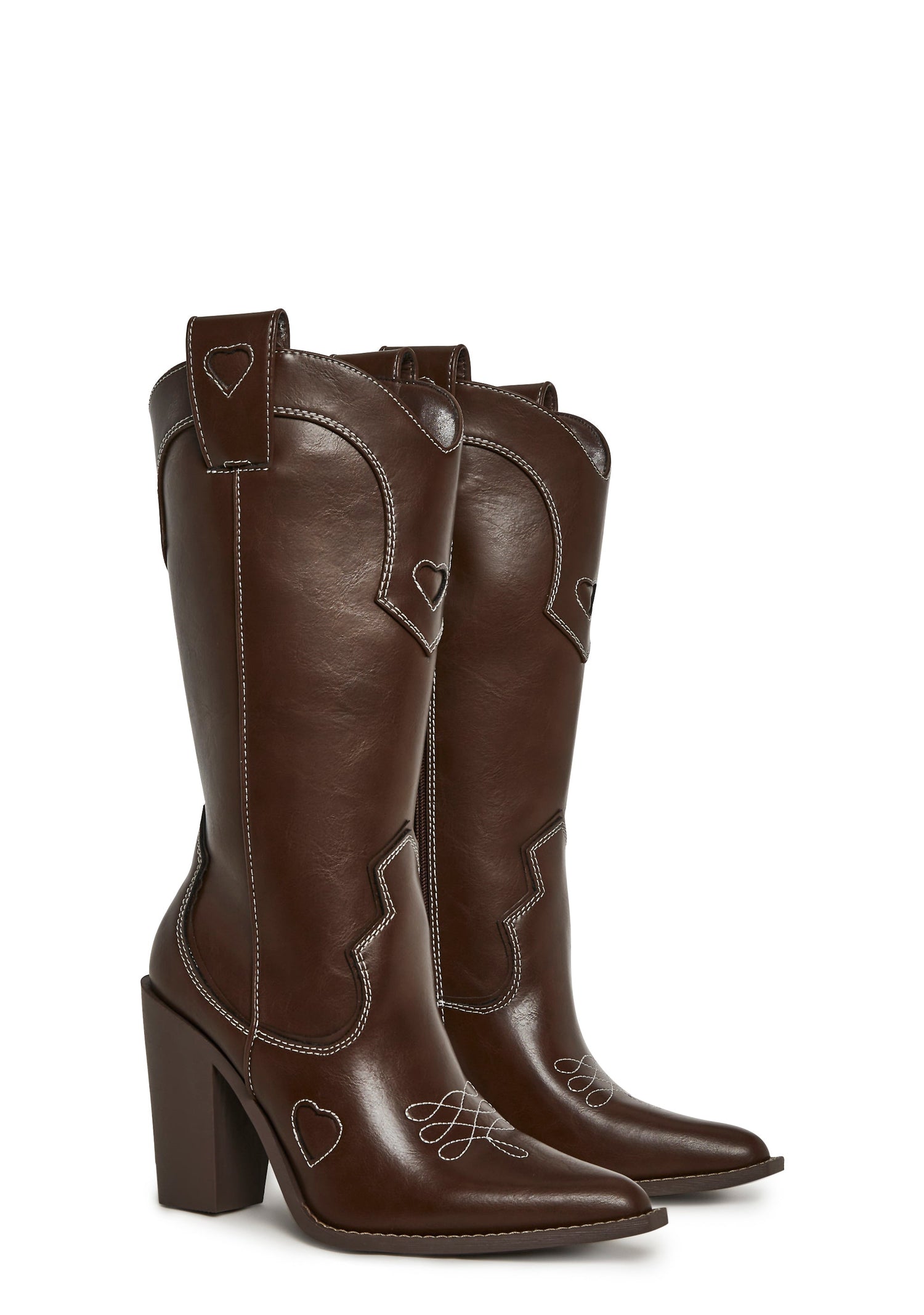 Basic Present Perfect Cowgirl Boot - Brown