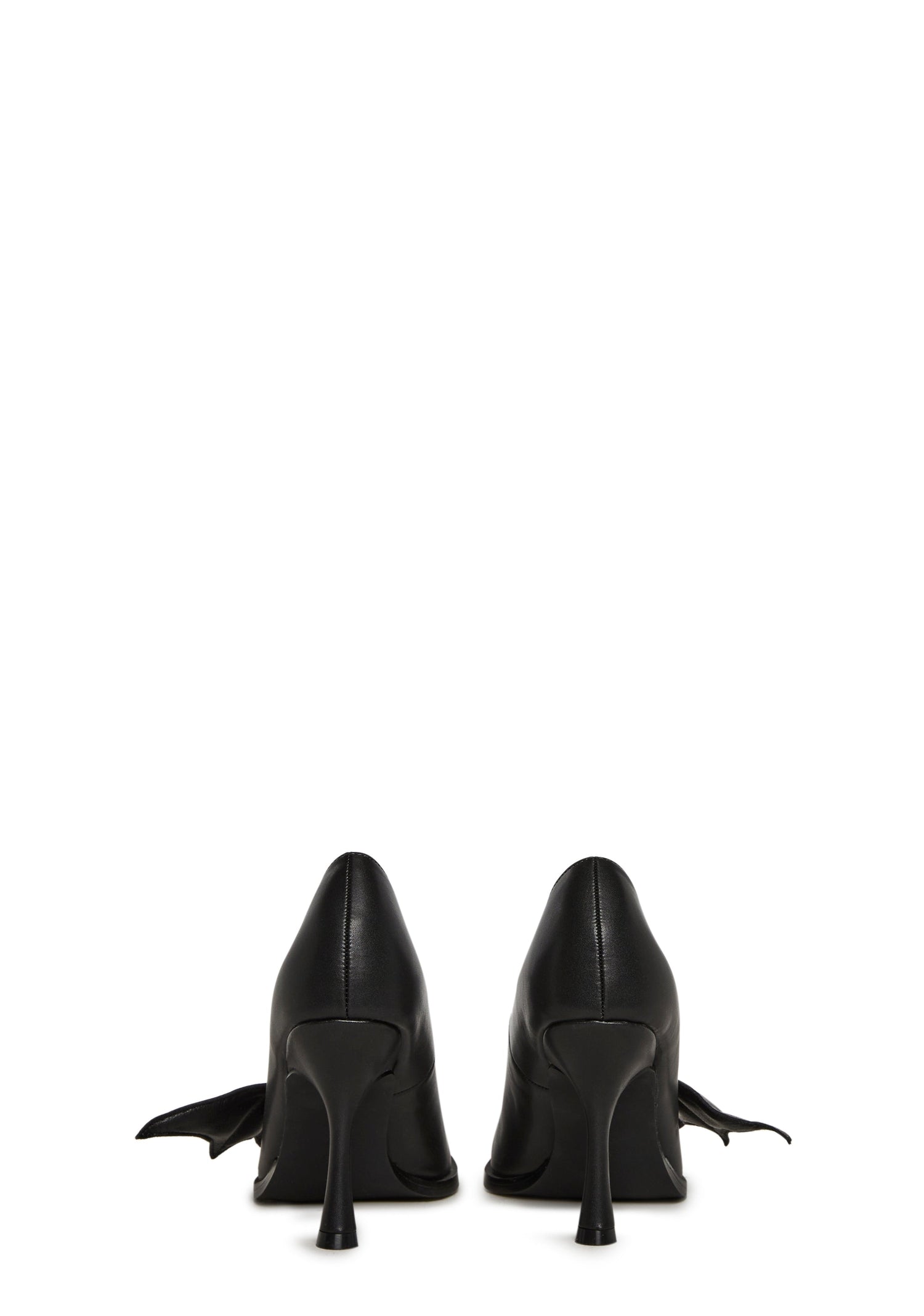 Bat Wing Pointed Heel