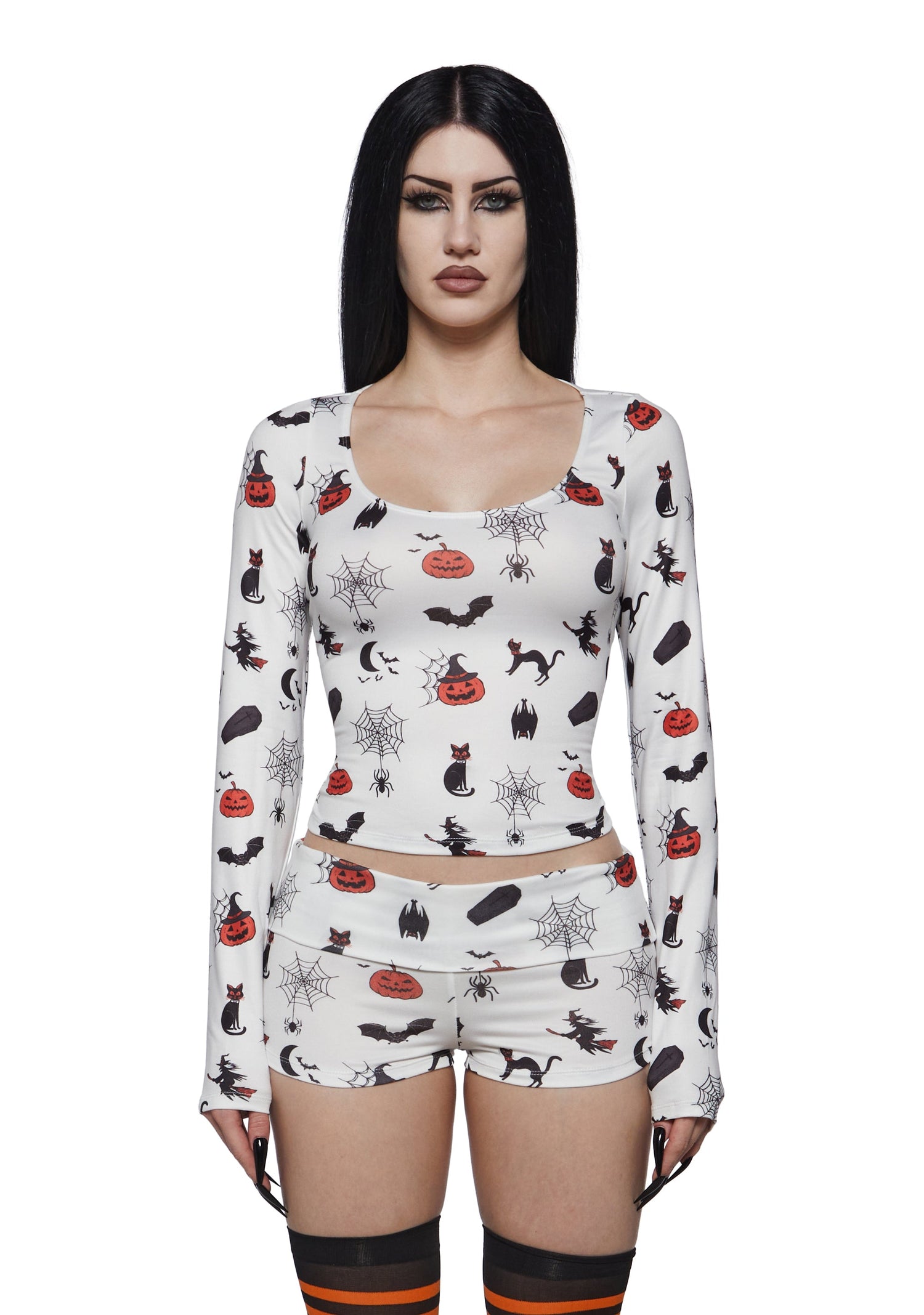 Haunted House Long Sleeve Top