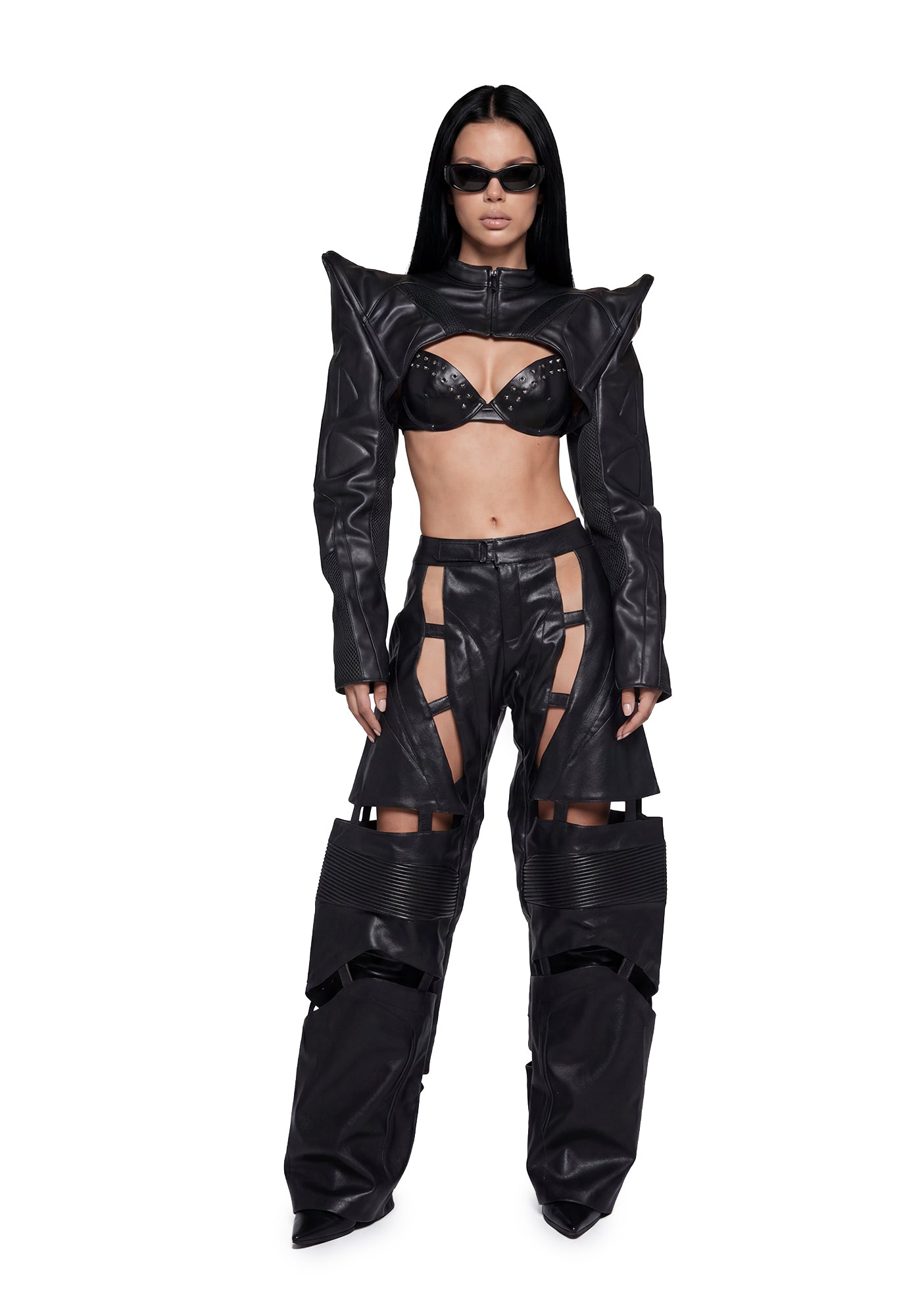 Octane Moto Bolero Jacket - Black