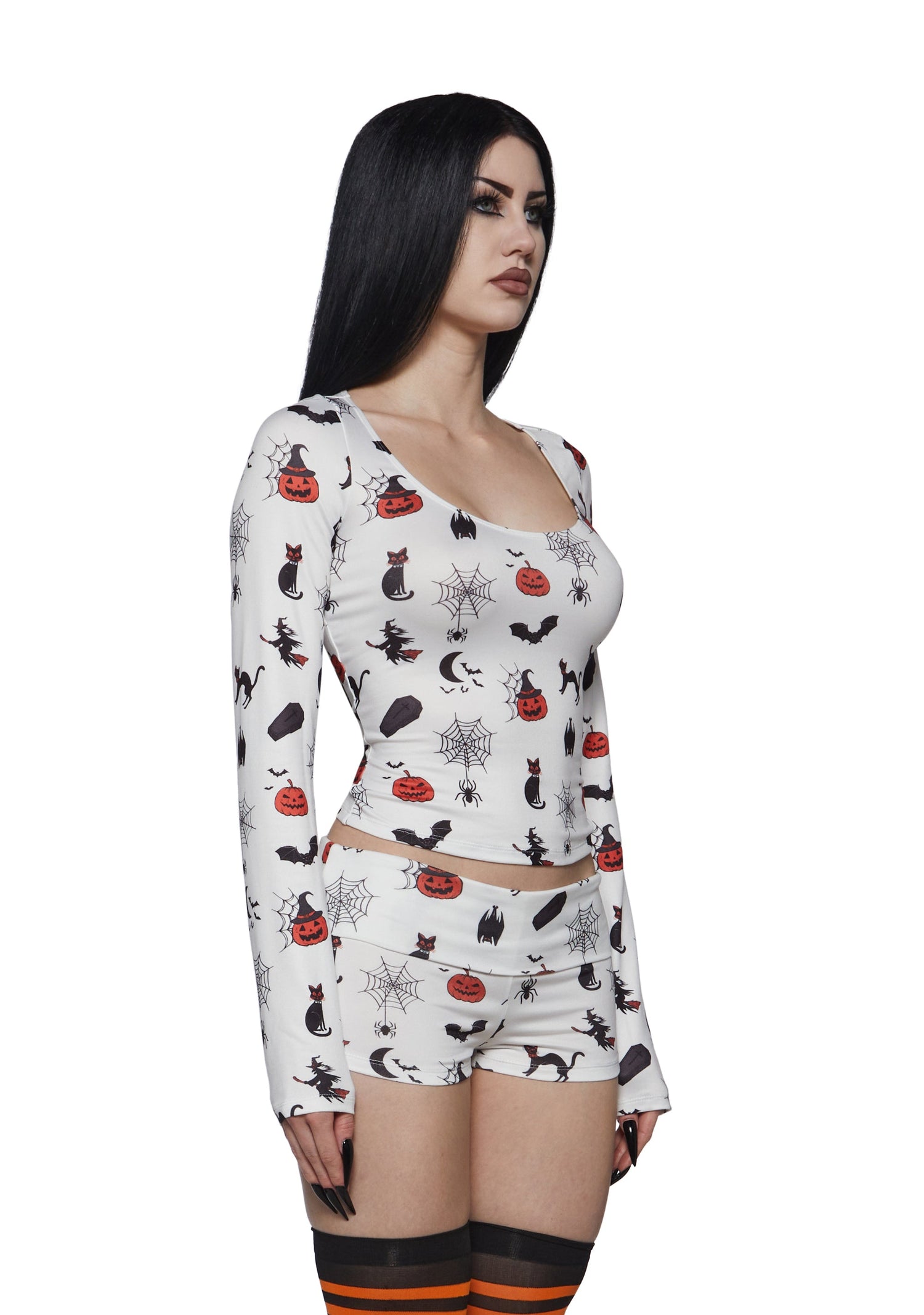 Haunted House Long Sleeve Top