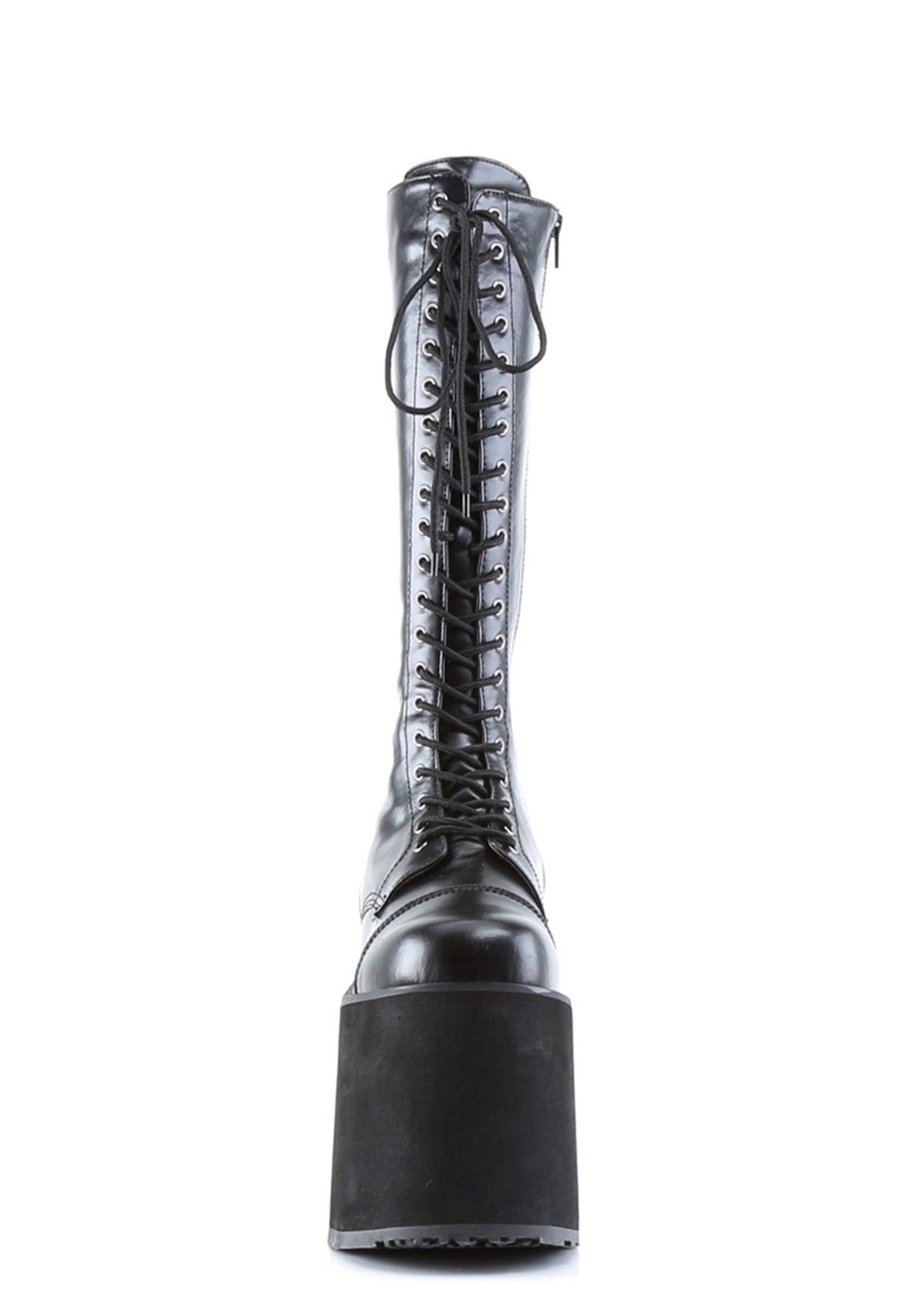 Mega-602 Platform Knee High Combat Boots