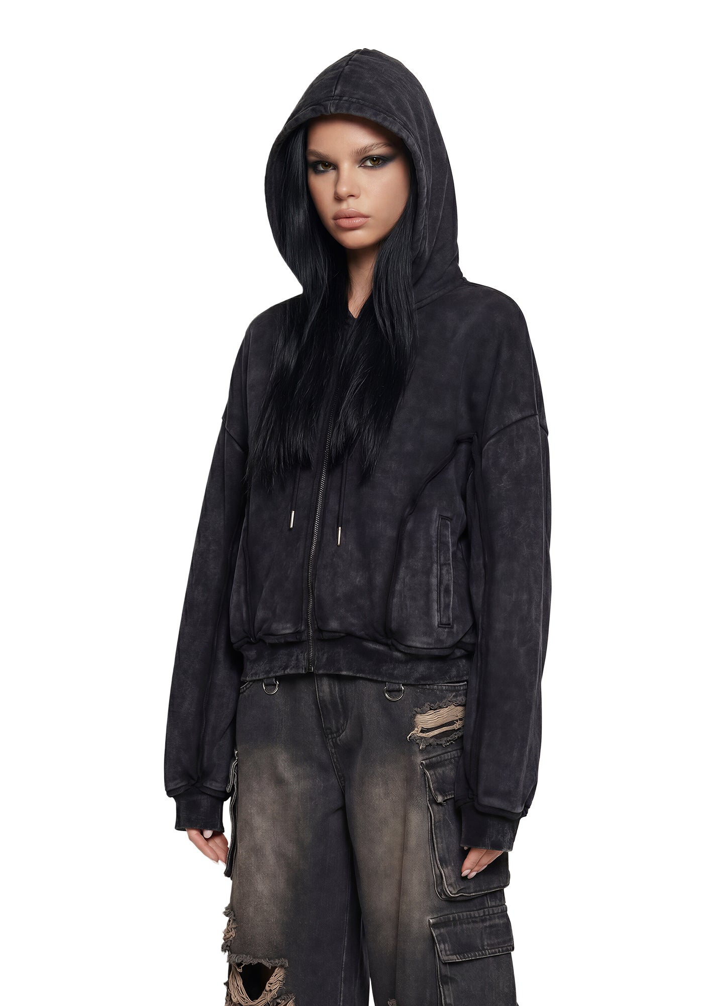 Dimension Boxy Zip Hoodie