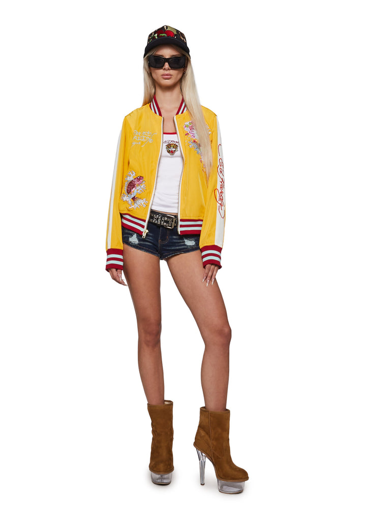 Koi Cranes Souvenir Jacket