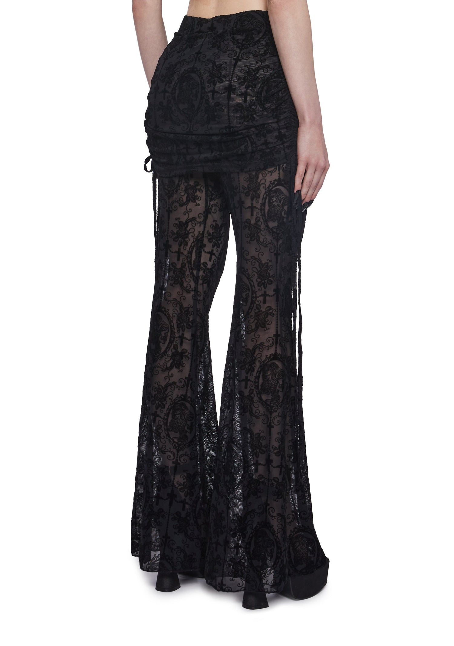 Victorian Goth Mesh Pants