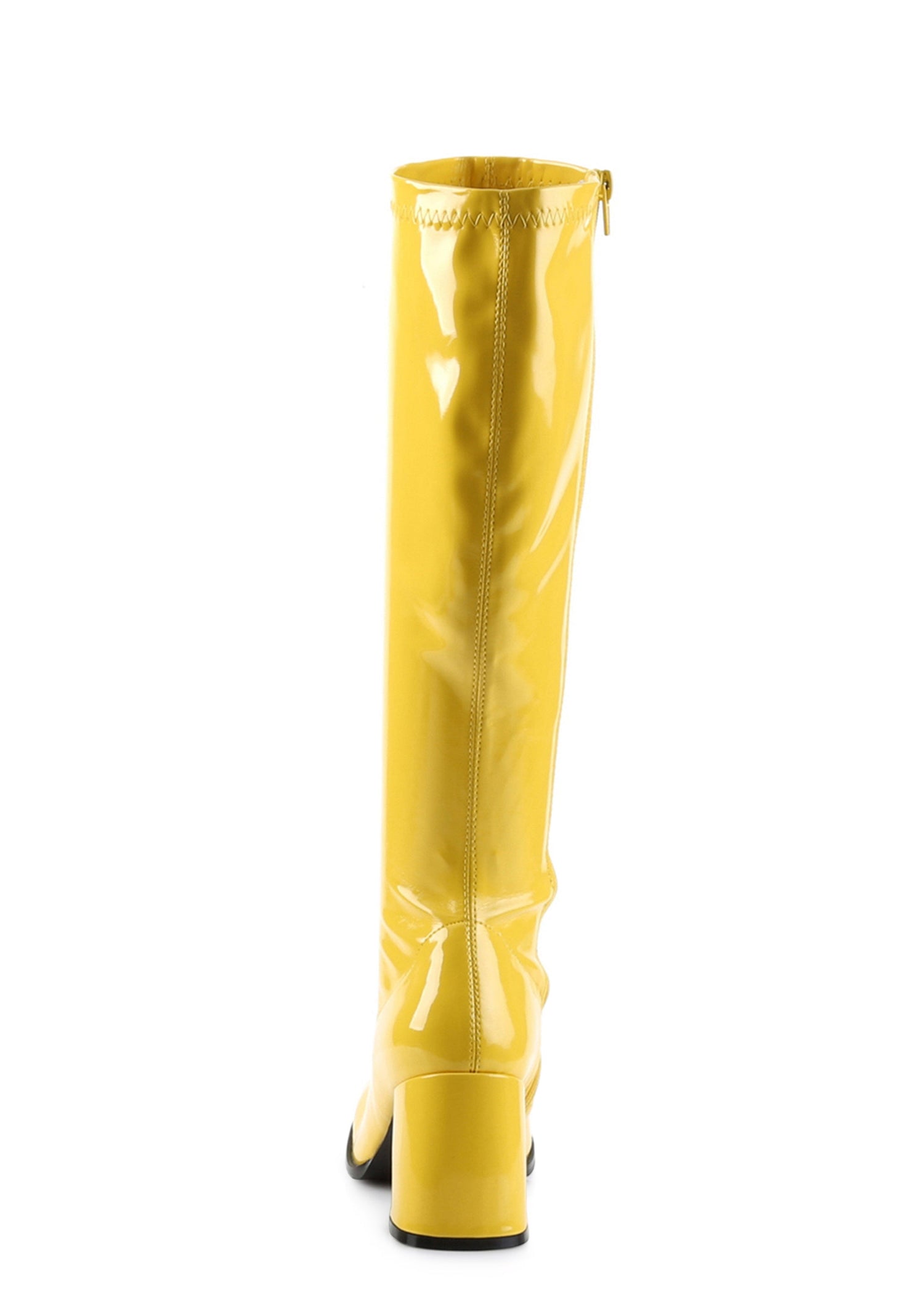 Gogo 300 Knee High Boots - Yellow