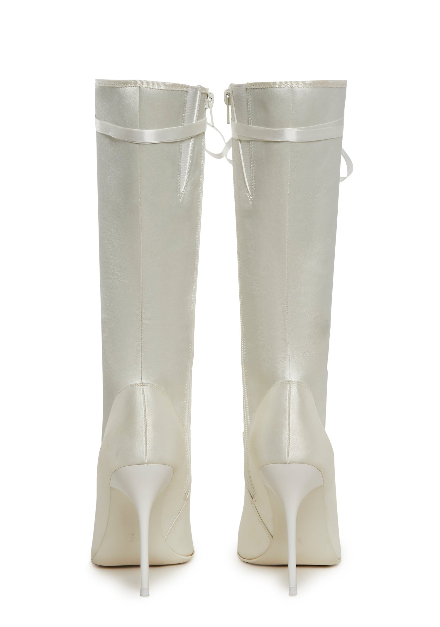Scandalous Seduction Heeled Boots - White