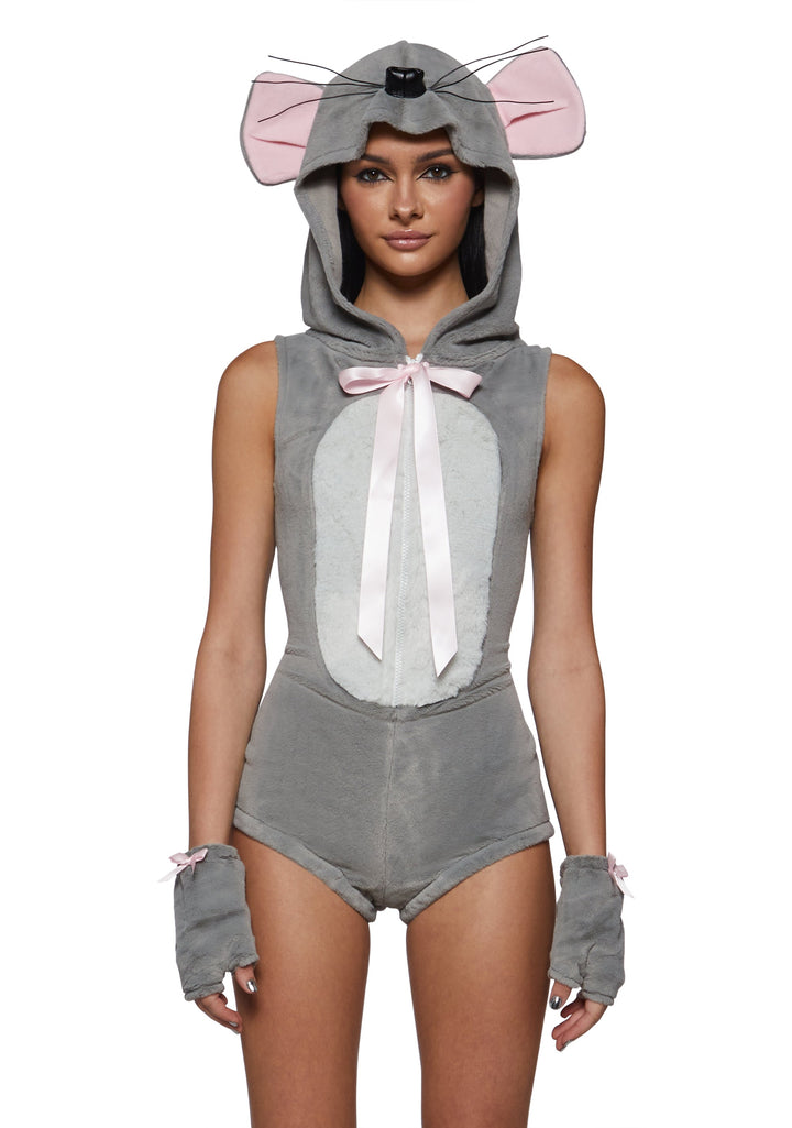 Mouse Romper Costume with Tail