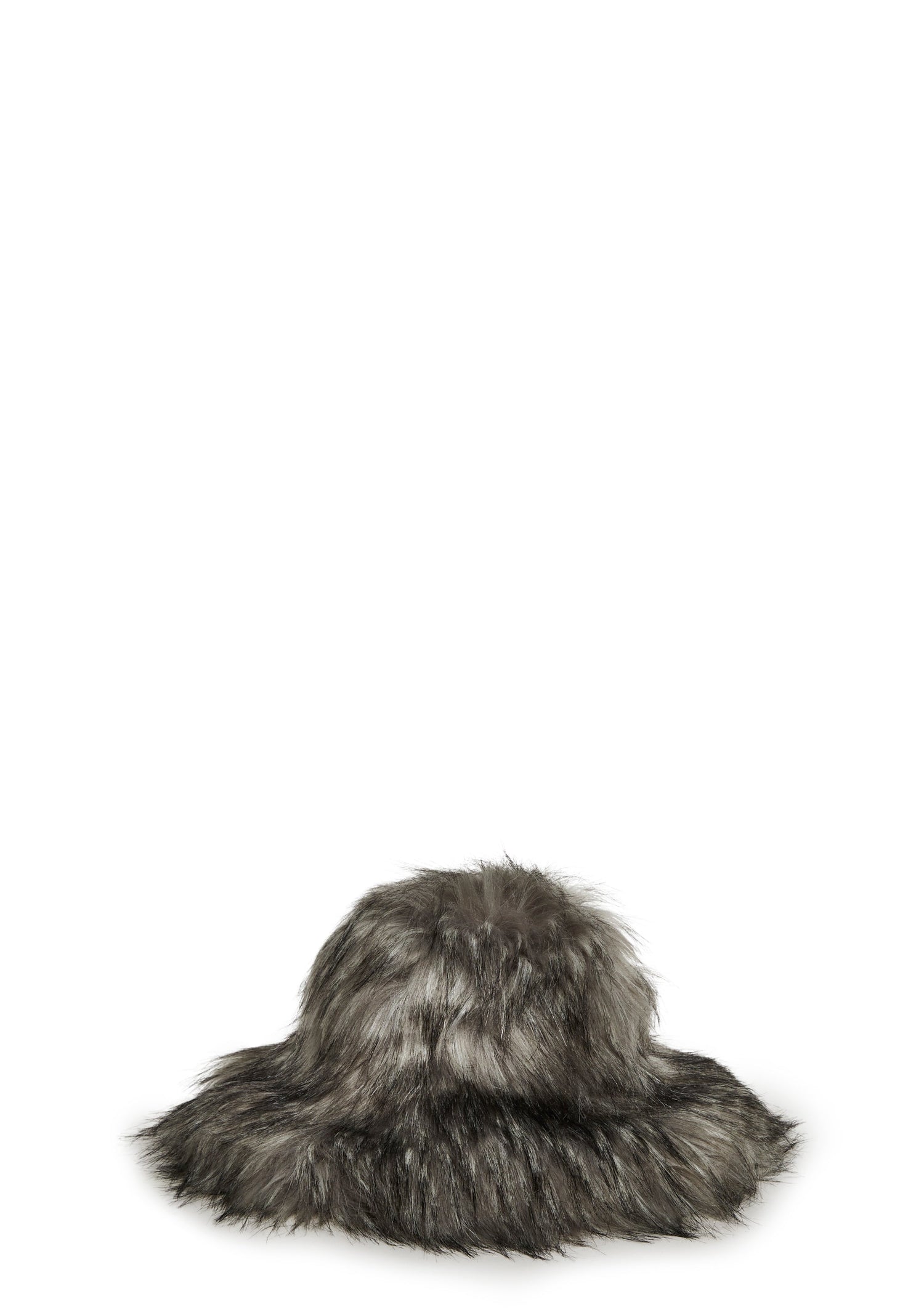 Flirty Fuzzy Bucket Hat - Gray
