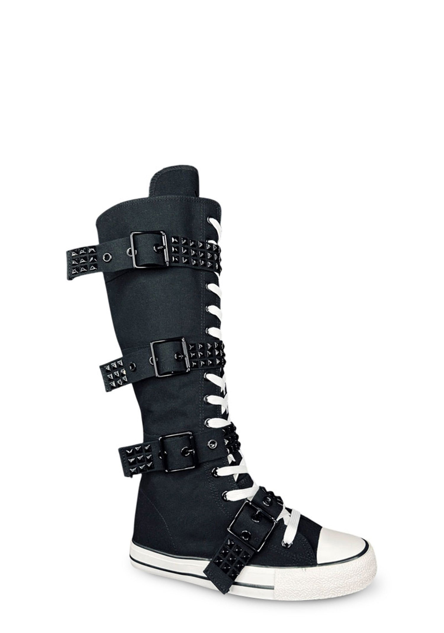 Rawr XD Stud Knee High Sneakers - Black