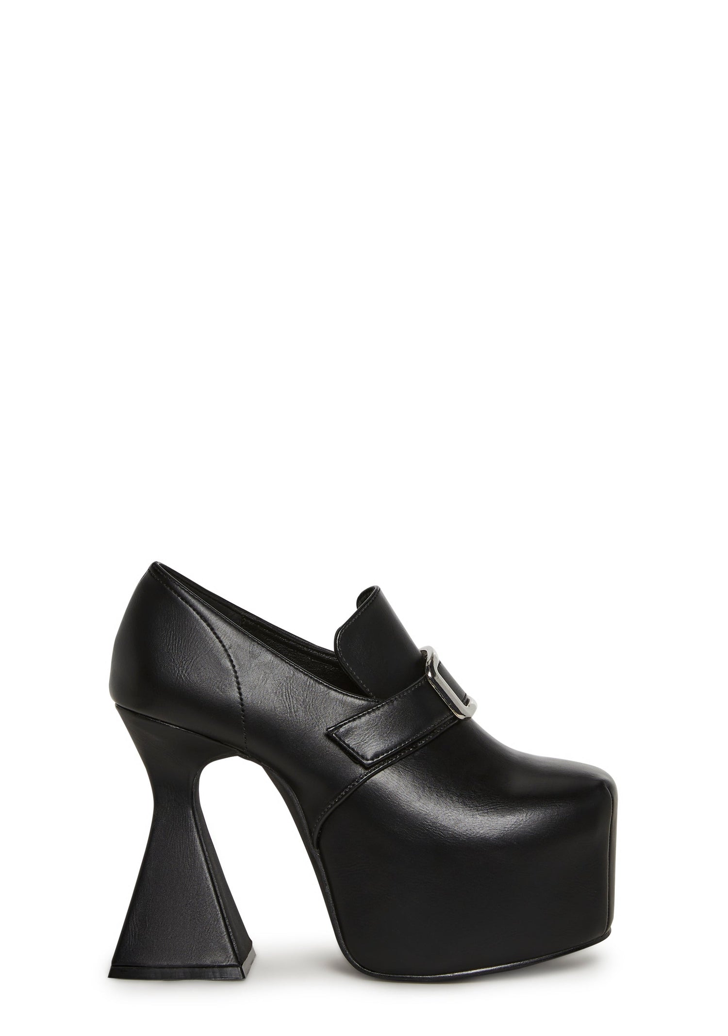 Mystic Buckled Platform Heels