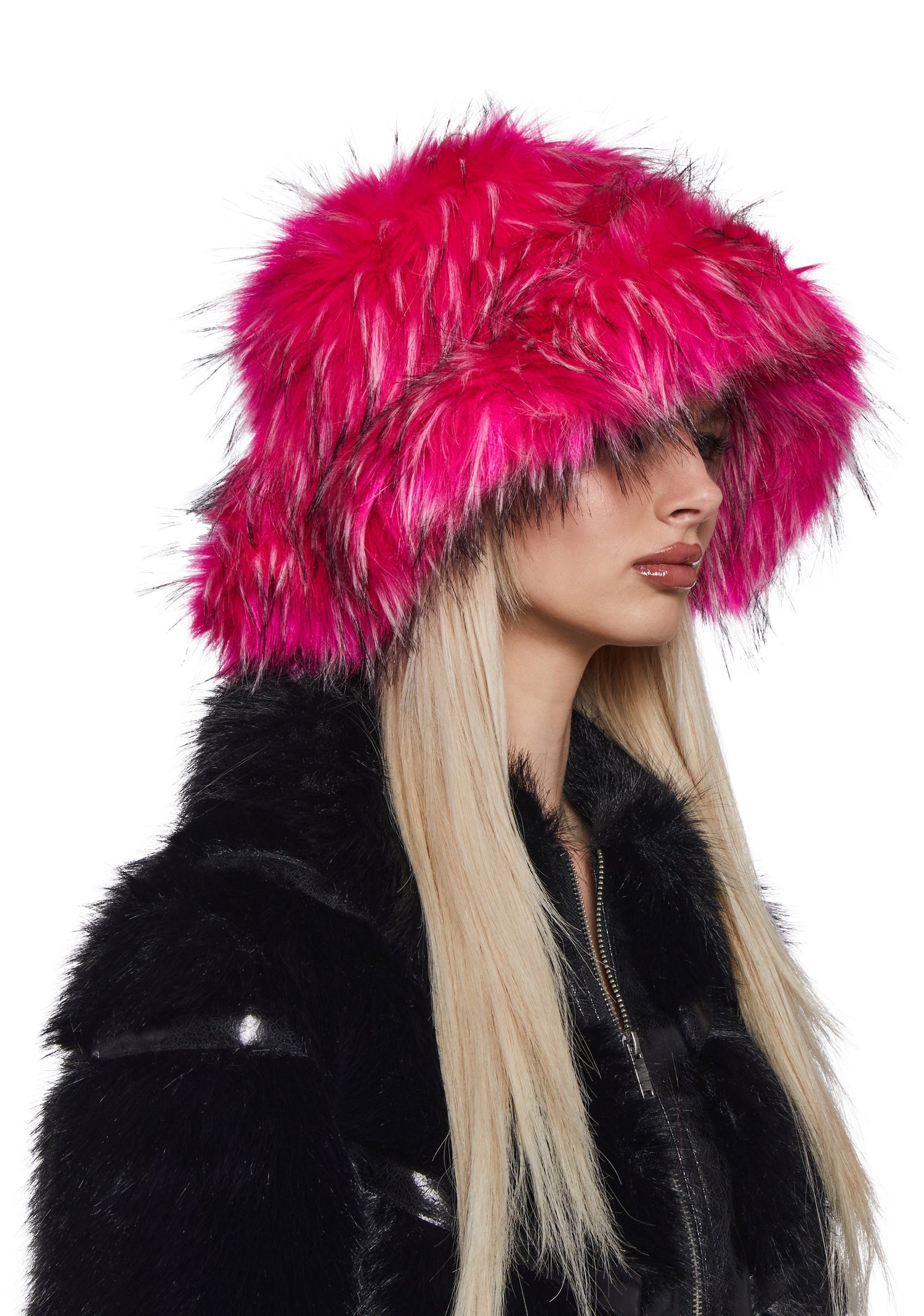 Flirty Fuzzy Bucket Hat - Pink