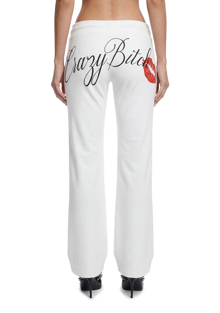 Lets Go Crazy Pants - White