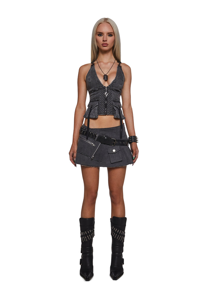 Ego Denim Utility Bustier