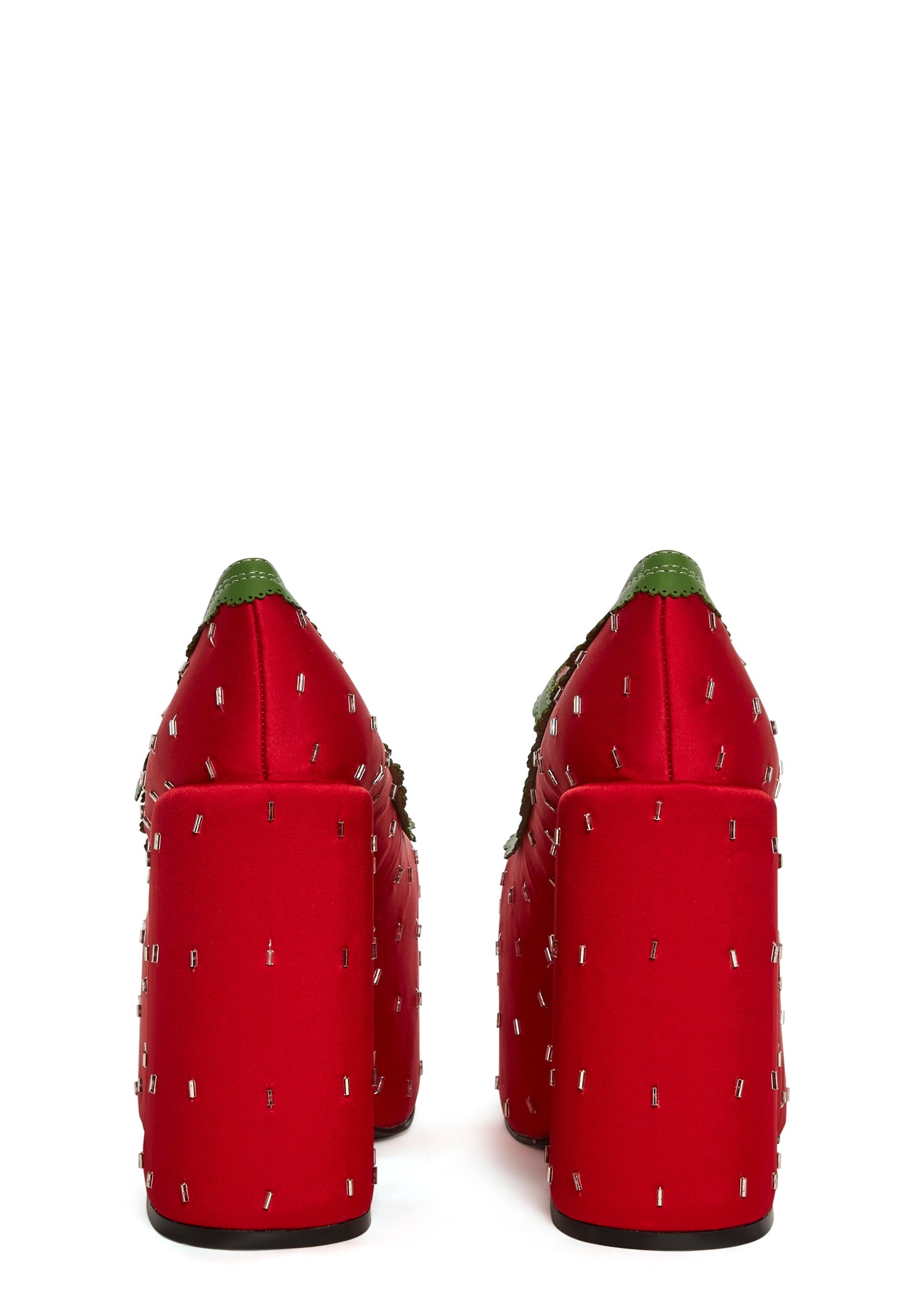 Strawberry Sweet Mary Jane Platform Heels