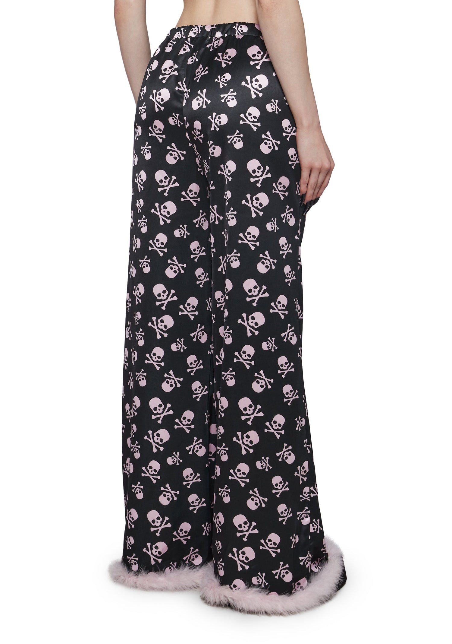 Skully Satin Sleep Pants