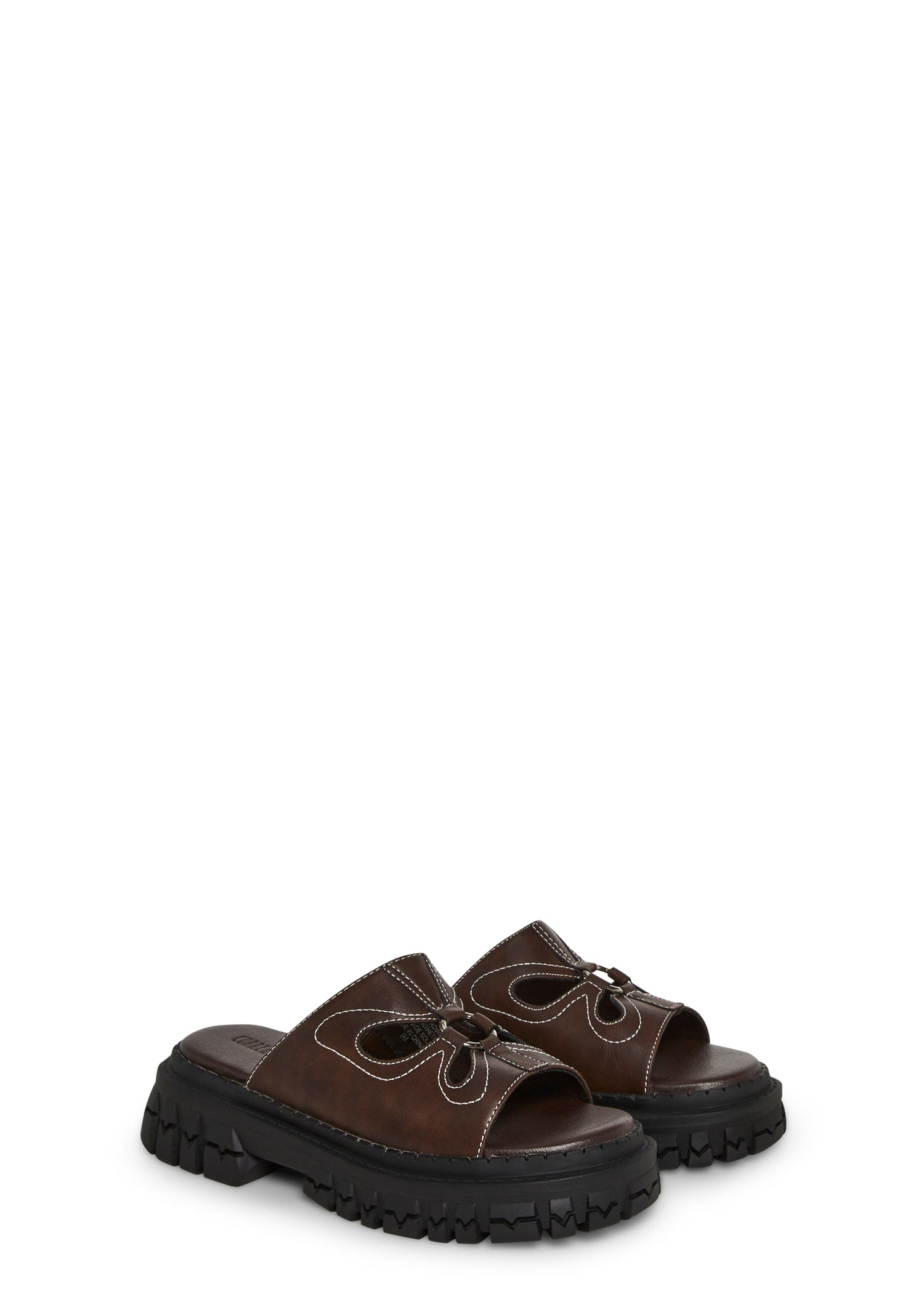 Feeling Good Platform Slides - Brown