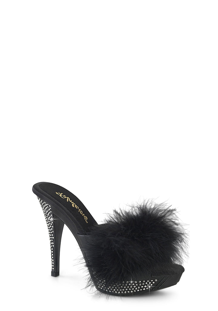 Elegant-401F Marabou Heels