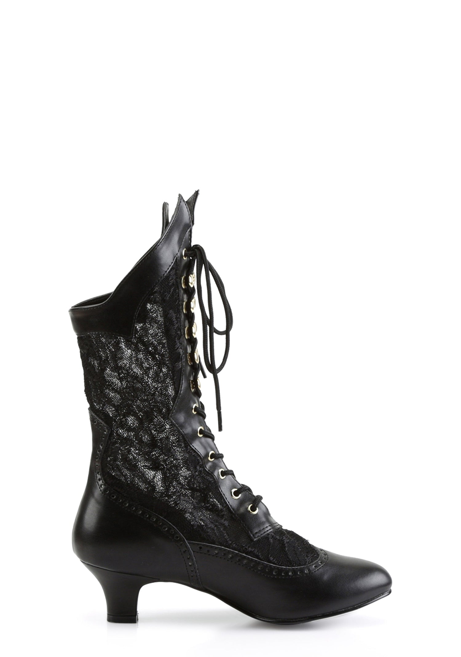 Dame-115 Lace Mid Calf Boots
