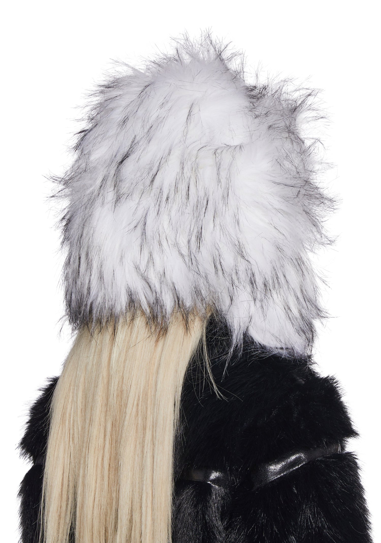 Aura Faux Fur Trapper Hat - White