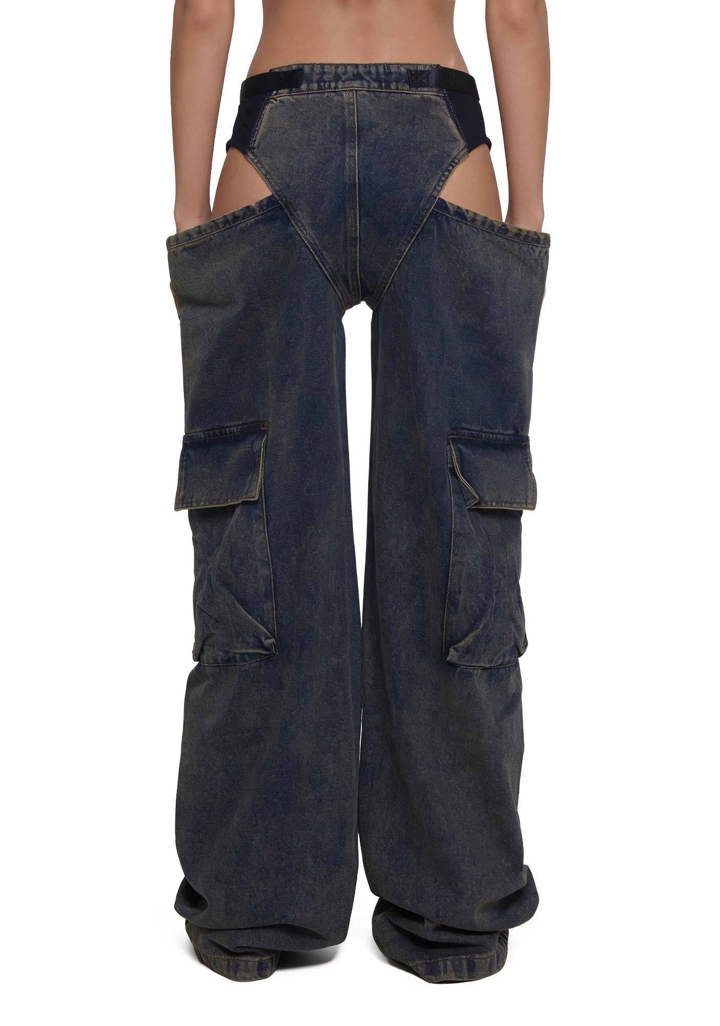 Denim Panty Trousers - Medium Wash