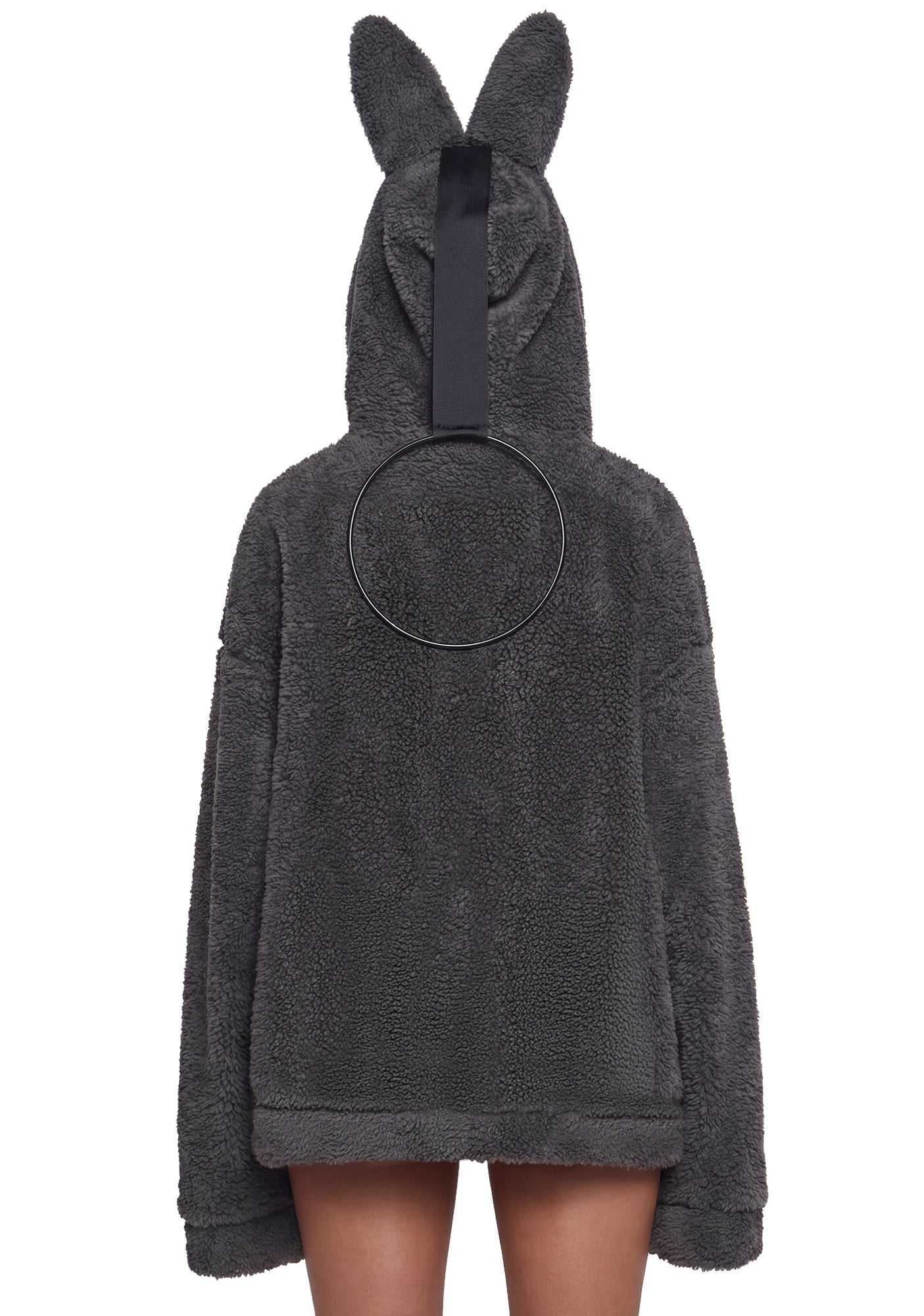 Labubu Sherpa Jacket - Gray