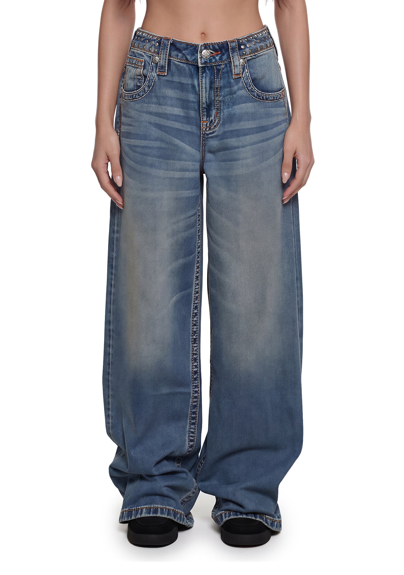 Corina Baggy Wide Leg 32"