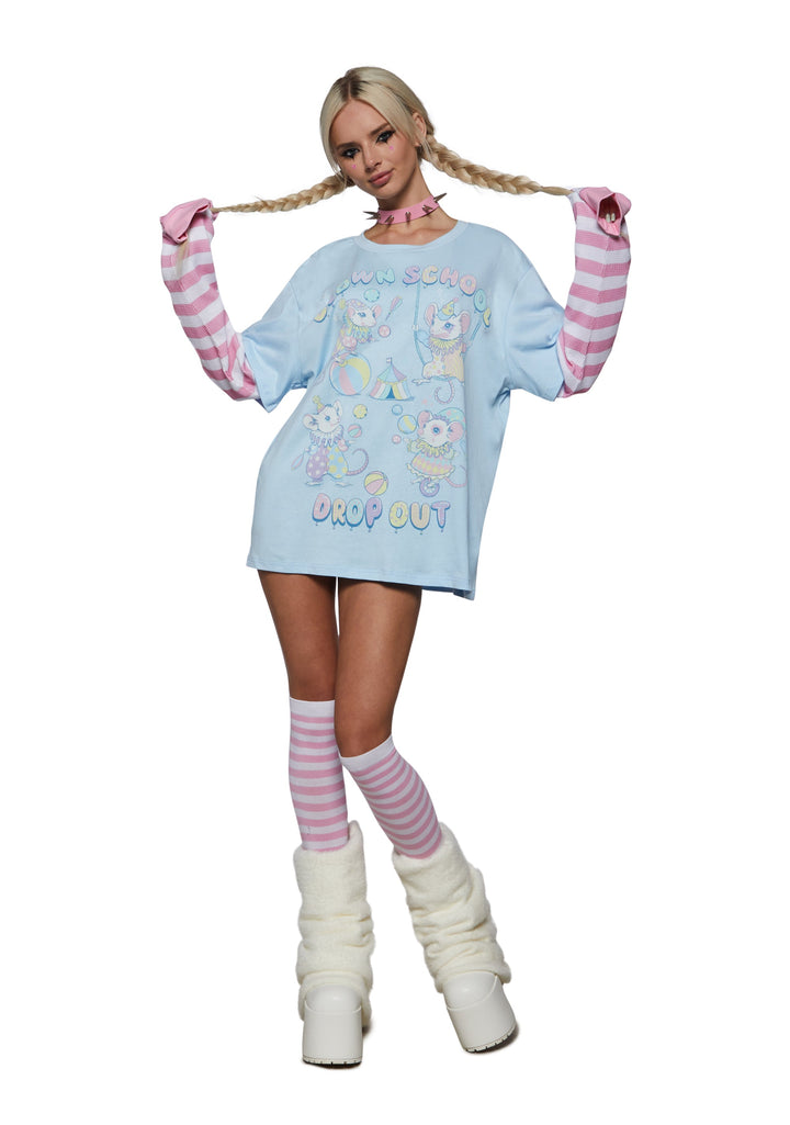 Clown School Layered Long Sleeve Tee