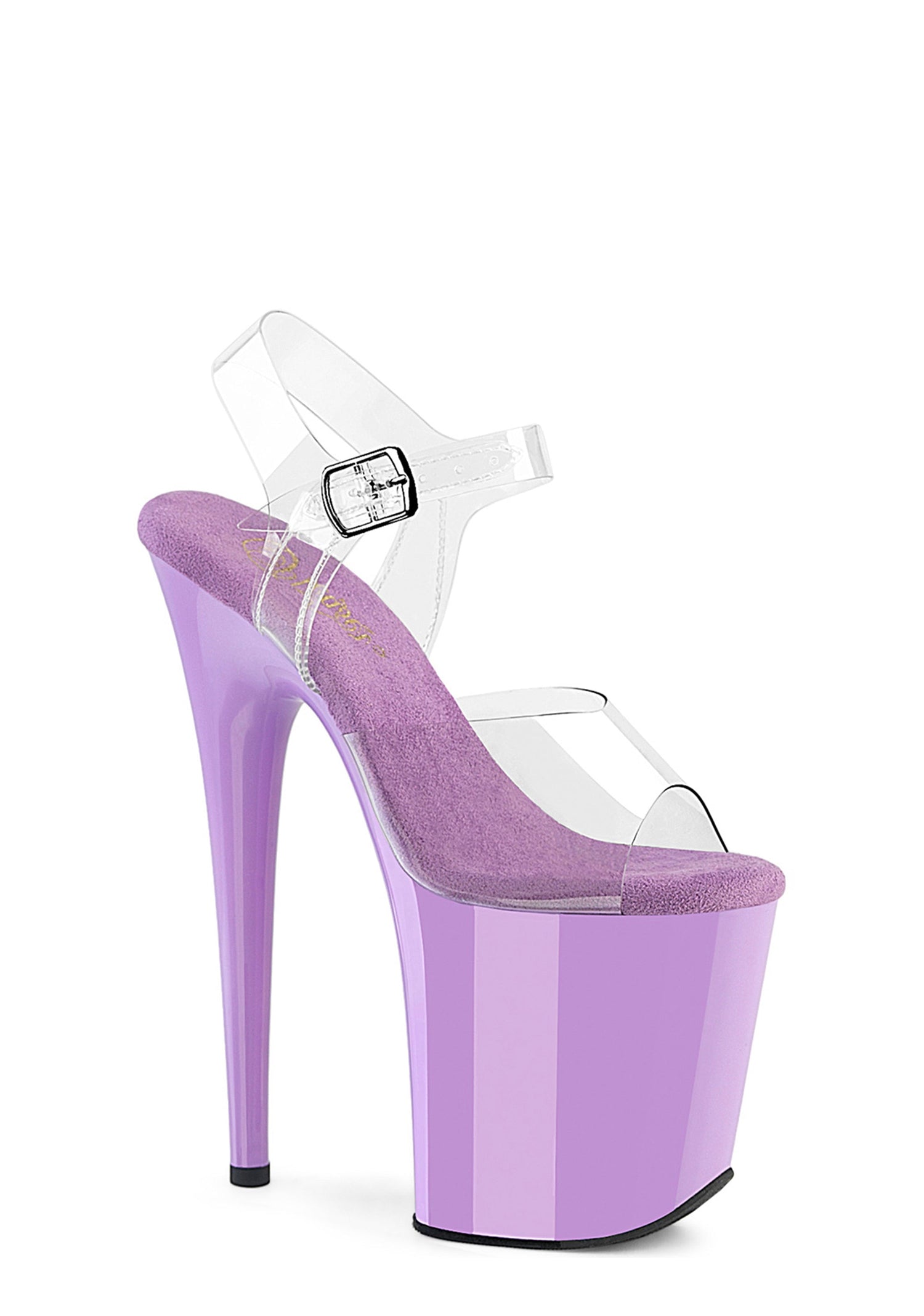 Flamingo-808 Platform Ankle Strap Sandals-Lavender