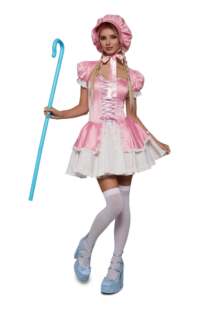 Little Bo Peep Costume - Pink