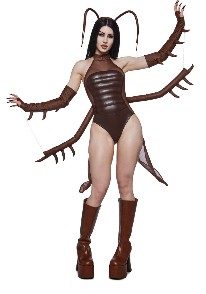 Cockroach Bug Costume with Purse