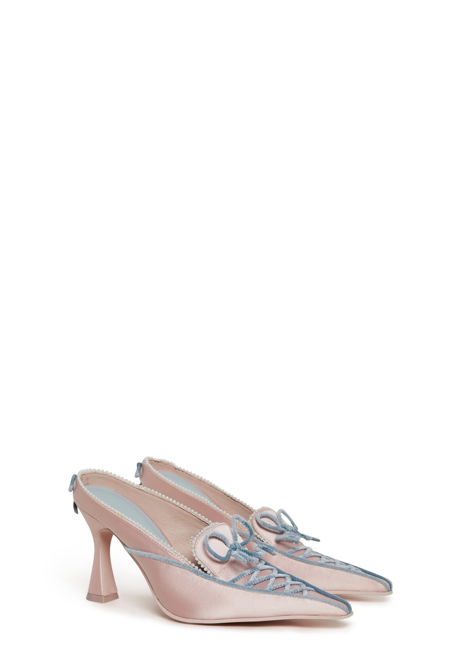 Victorian Mule Pointed Heels