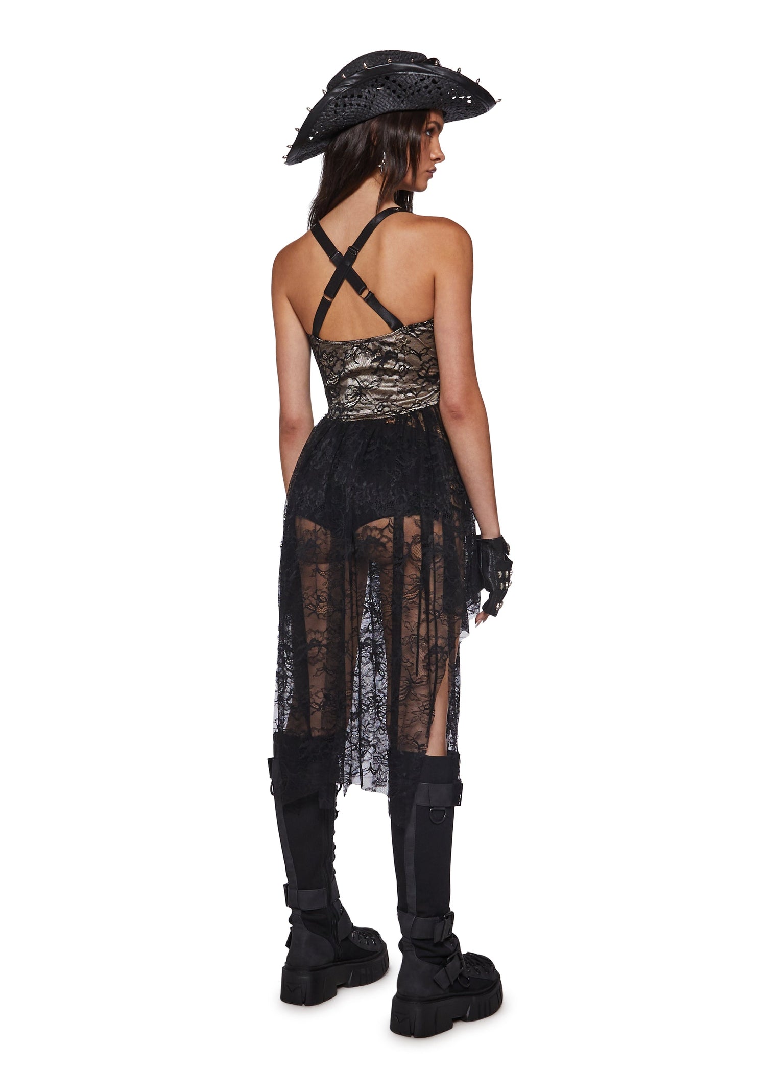 Sisters of the Sand Lace Corset Top