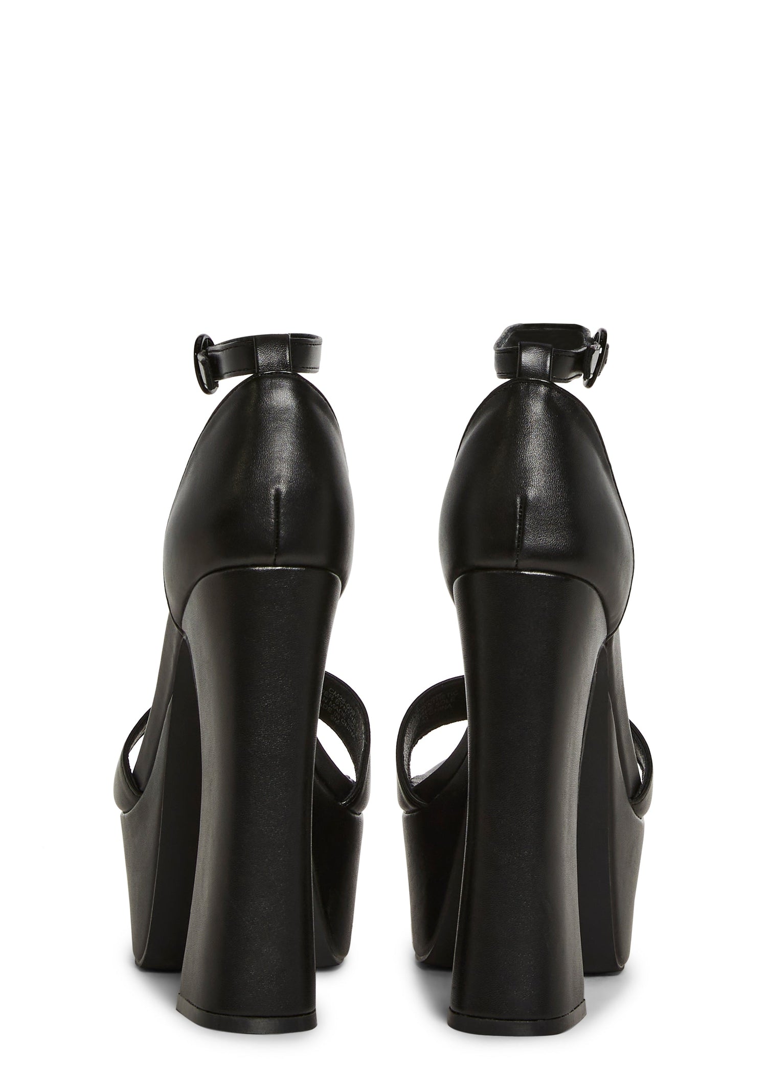 Holy Revelation Pure Platform Heels - Black