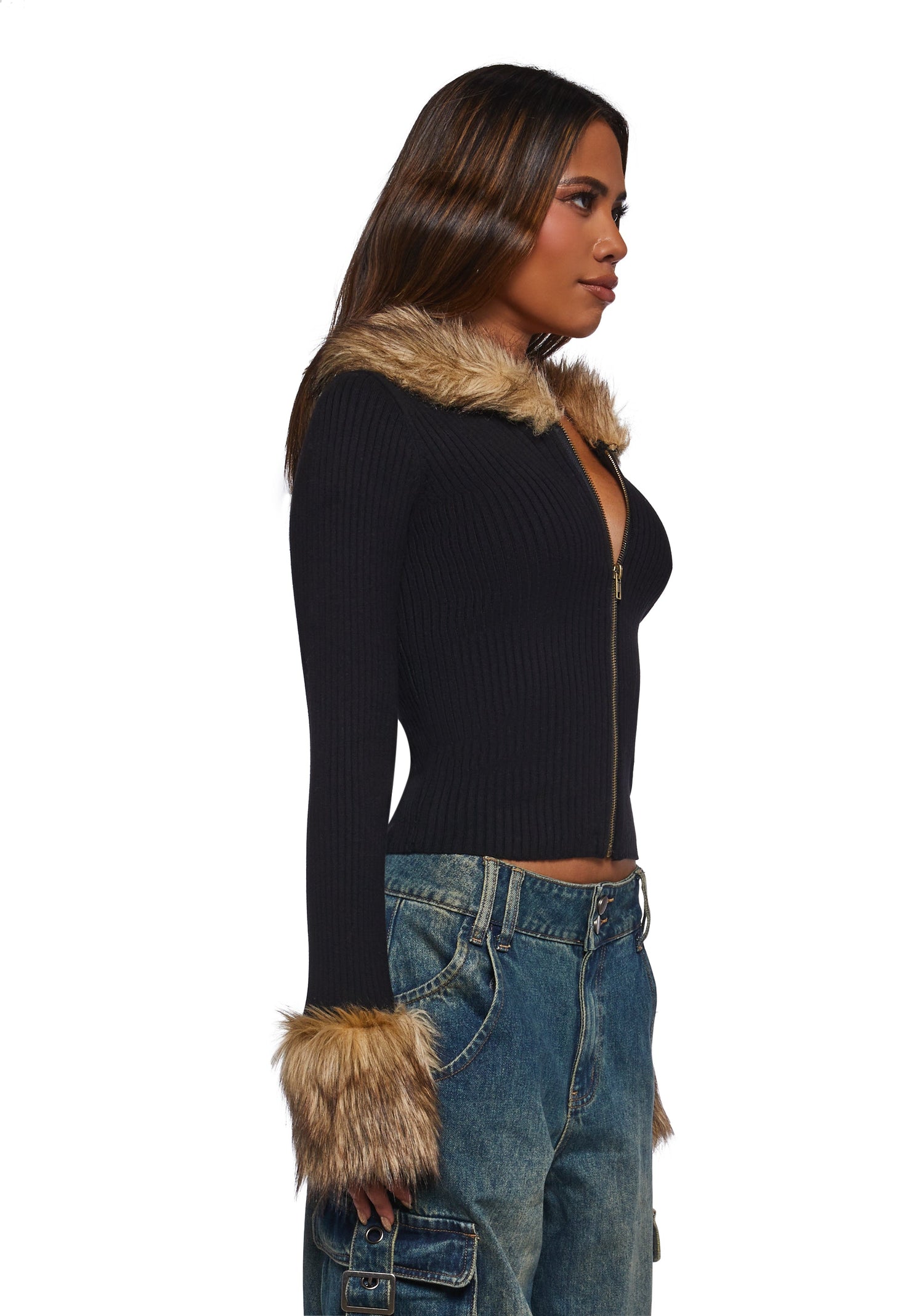 Chilly Mood Knit Ribbed Cardigan