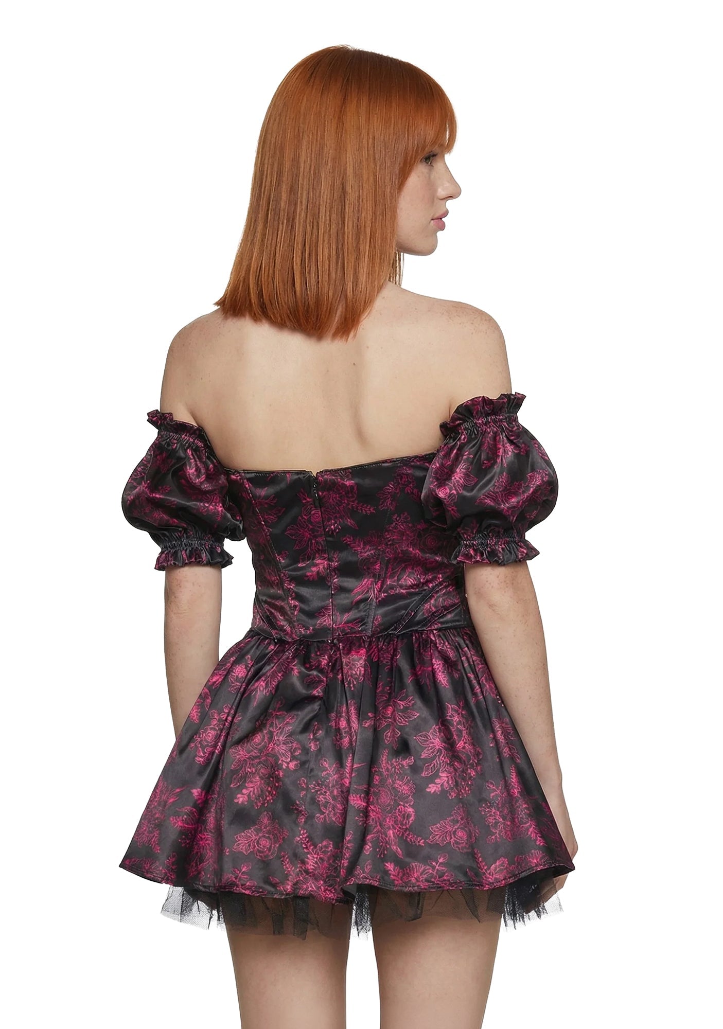 Holding Court Corset Dress - Black