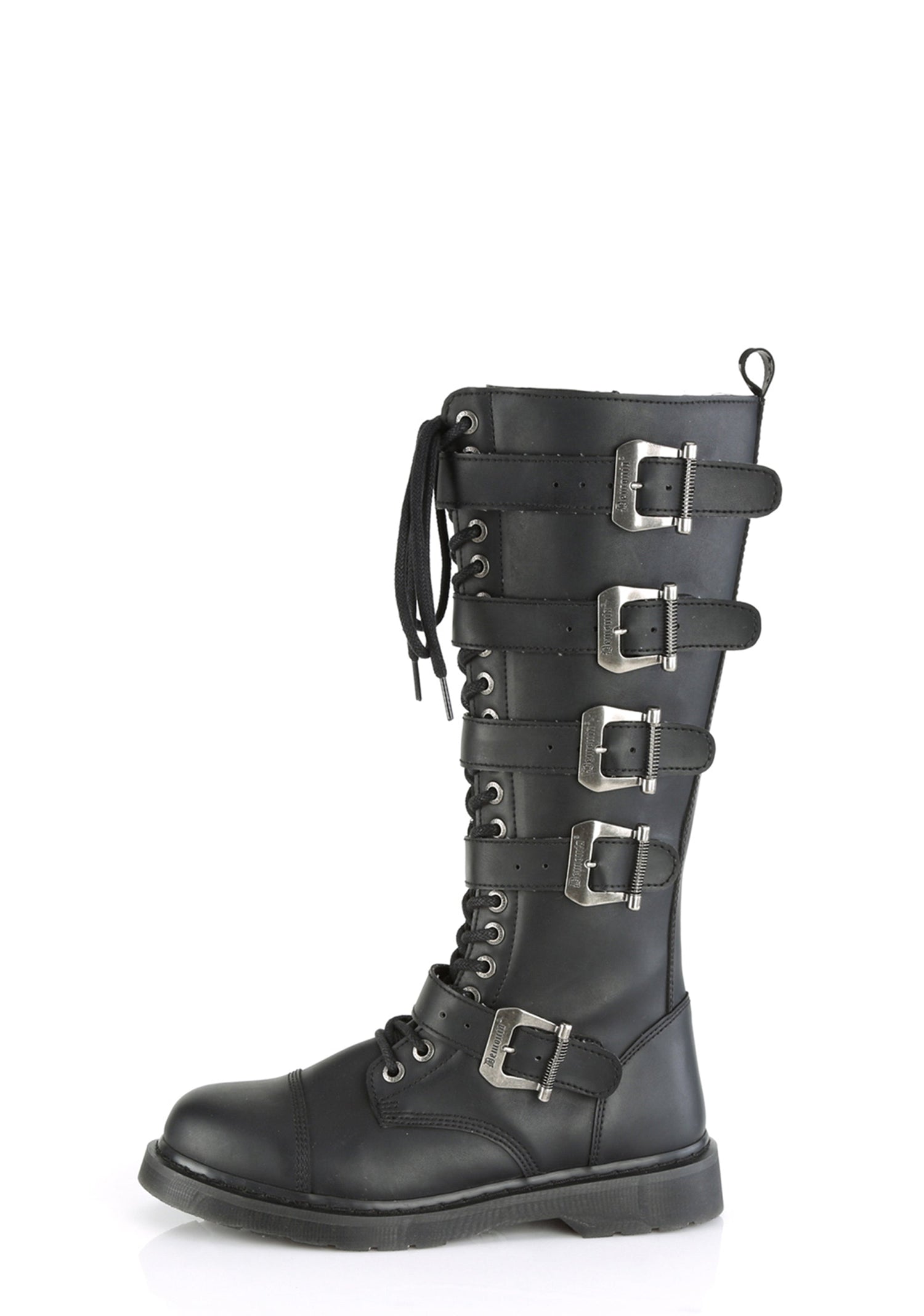 Bolt-425 Buckle Knee High Combat Boots